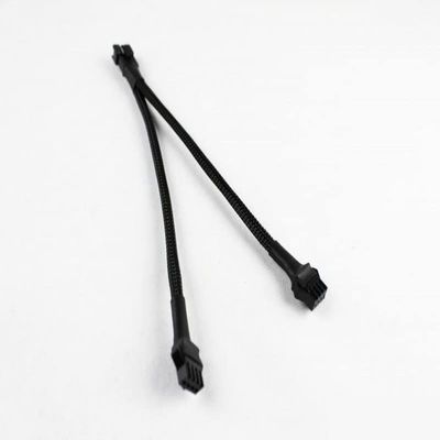 DARK SIDE 6" RGB Y-Cable - Jet Black Sleeved (DS-0539)