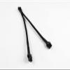 DARK SIDE 6" RGB Y-Cable - Jet Black Sleeved (DS-0539) view 1