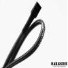 DARK SIDE 3-Pin 50cm (19.5") M/F Fan Sleeved Cable - Graphite Metallic (DS-0249) view 2