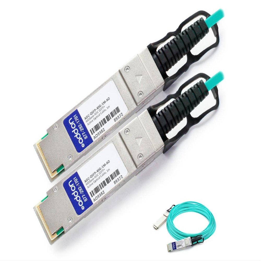 AddOn 1M Dell Compatible QSFP+ 40Gbase-AOC Direct Attach Cable