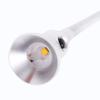 Hersi 3w Bed Side Gooseneck Reading LED Light Wall Mounted Chrome Finish 3000K Warm White 110v Plug view 3