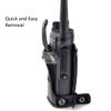 Turtleback Carry Holder for Motorola APX 8000 Fire and Police Two Way Radio Belt Clip Holster Case, Black Leather Pouch with Heavy Duty Rotating Ratcheting 2.25" Belt Loop view 3