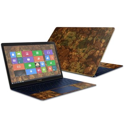 MightySkins Skin Compatible with Asus Zenbook 3 UX390UA 12.5" (2016) River Stones | Protective, Durable, and Unique Vinyl Decal wrap Cover | Easy to Apply, Remove | Made in The USA