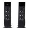 Rockville TM150B Powered Home Theater Tower Speaker System, Black, 1000W, 10" Subwoofers, Bluetooth, USB/SD Playback, FM Radio, Remote Control, Karaoke Ready, Perfect for Home Entertainment view 3