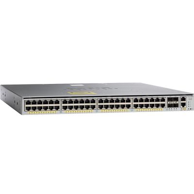 Cisco Catalyst 4948E-F Ethernet Switch - 48 x Gigabit Ethernet Network, 4 x 10 Gigabit Ethernet Expansion Slot - Manageable - 3 Layer Supported - 1U High - Rack-mountable (Renewed)