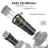 Alstar 1.25 inch 3X Short Barlow Lens, 4-Elements Fully Multi-Coated Optics Telescope Accessory with Brass Compression Ring for Astronomy Planetary Observation view 3