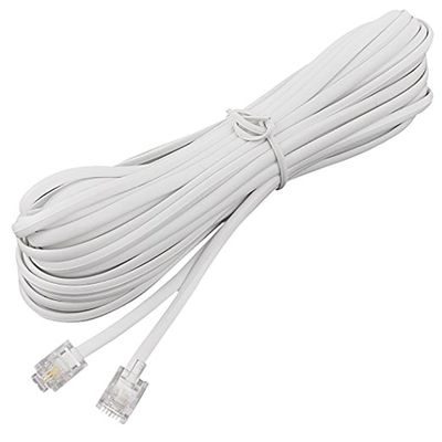 Ted Lele QBGTFAK Male to Male 6P2C RJ11 Telephone Fax Machines Modems Straight Cable Wire Line 8M / 26.2ft Long
