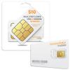 SpeedTalk SIM Card for GPS Trackers Pet Kids Senior Vehicle Car Activity 4G LTE Tracking Devices | 30 Days Wireless Plan | 3 in 1 Simcard - Standard Micro Nano | No Contract | USA Canada Mexico view 1