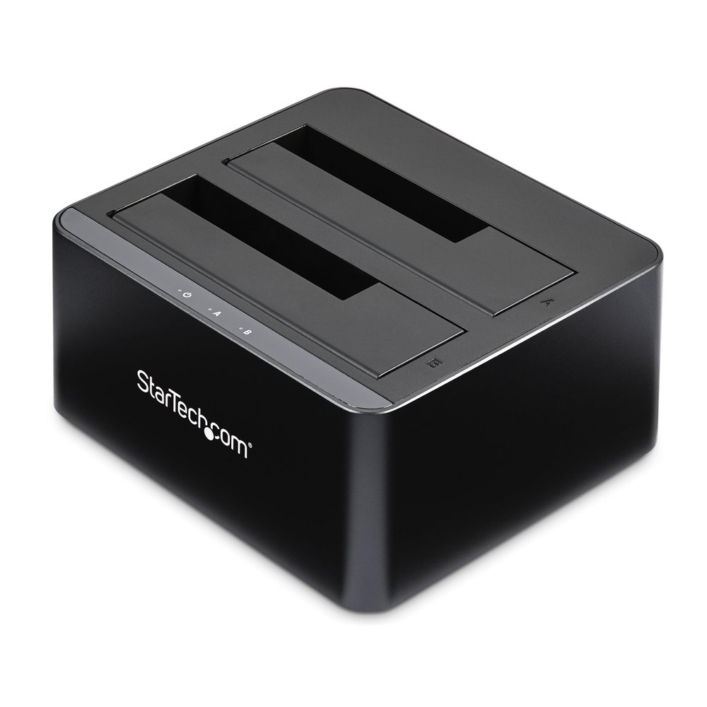 StarTech Dual-Bay USB 3.0 2.5/3.5in SATA HDD/SSD Dock, 5Gbps (SDOCK2U33V)