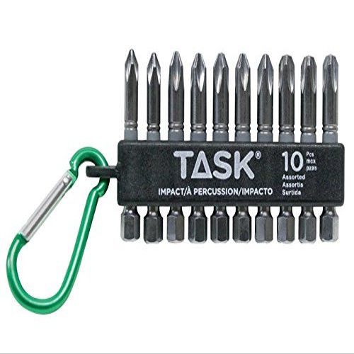 Task Tools 2595551 0.25 Dia. x 2 in. Phillips Impact Power Bit - 10 Piece