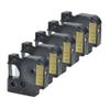 5PK Compatible with Dymo D1 Labels 45023 Black on Gold Labeling Tape Cassette Compatible for LabelManager 160 280 PnP(1/2-inch x 23 Feet) view 1
