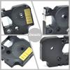 5PK Compatible with Dymo D1 Labels 45023 Black on Gold Labeling Tape Cassette Compatible for LabelManager 160 280 PnP(1/2-inch x 23 Feet) view 3