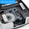 5PK Compatible with Dymo Standard D1 45012 Red on Clear Label Maker Tape Compatible for LabelManager 160 450 210D PnP 420P(1/2" x23' 12mmx7m) view 2
