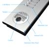 AMOCAM Video Intercom Entry System, Wired 7" LCD Monitor Video Door Phone Kits for 6 Units Apartment, Support Monitoring, Unlock, Dual Way Door Intercom, ID Keyfob Unlock,New view 4
