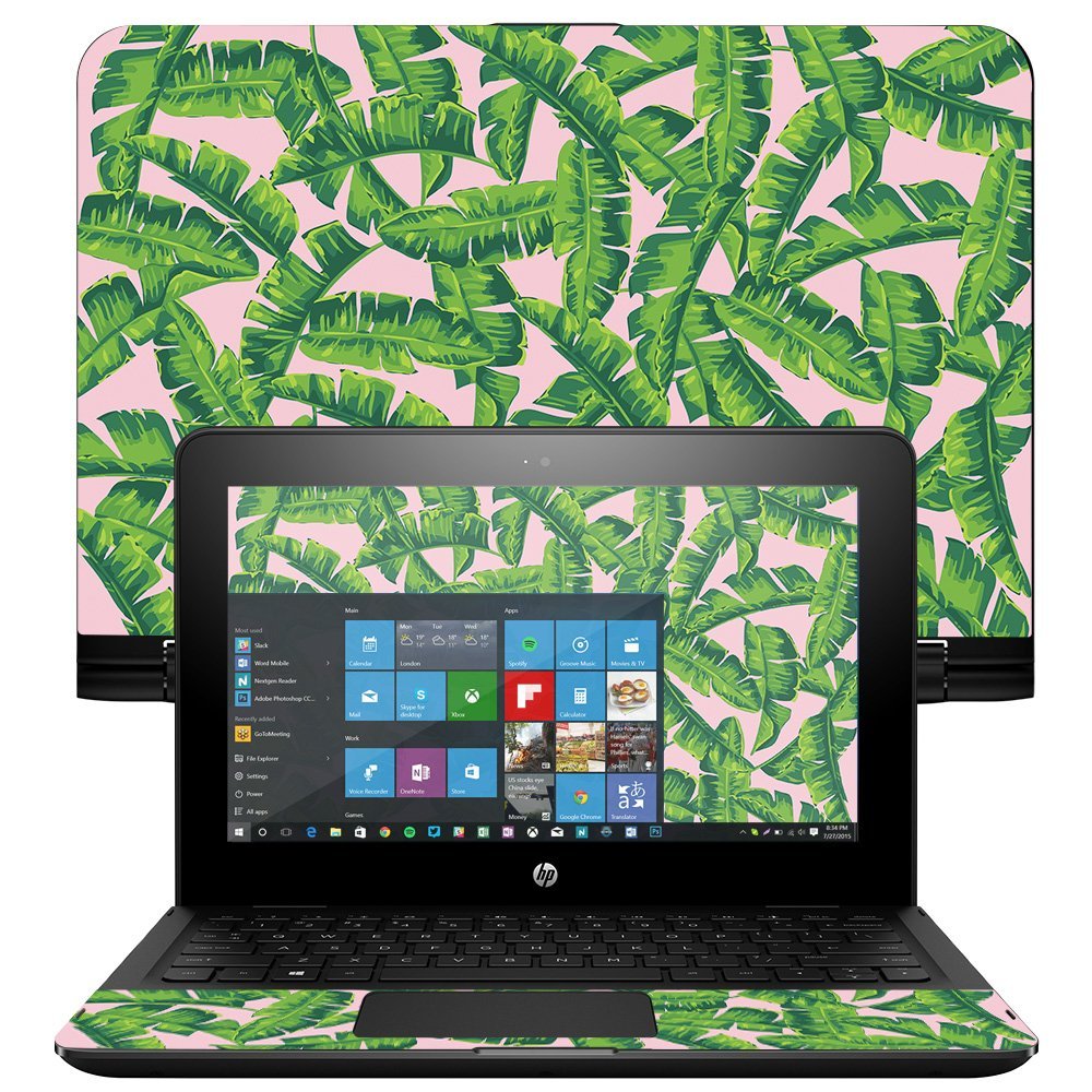 MightySkins Skin Compatible with HP x360 Convertible 11" (2017) Jungle Glam | Protective, Durable, and Unique Vinyl Decal wrap Cover | Easy to Apply, Remove, and Change Styles | Made in The USA
