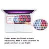 HRH Silicone Keyboard Cover Skin for MacBook Air 13,for MacBook Pro 13/15/17 (with or w/Out Retina Display, 2015 or Older Version),for iMac Older USA Layout,Creative Brain view 3