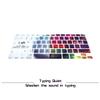 HRH Silicone Keyboard Cover Skin for MacBook Air 13,for MacBook Pro 13/15/17 (with or w/Out Retina Display, 2015 or Older Version),for iMac Older USA Layout,Creative Brain view 4