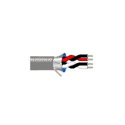 500' Belden 9502 24 AWG 2 Pair PVC Jacket Chrome Computer Cable for EIA RS-232 Applications Wire