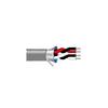 500' Belden 9502 24 AWG 2 Pair PVC Jacket Chrome Computer Cable for EIA RS-232 Applications Wire view 1