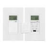 ENERLITES Programmable Digital Timer Switch for Lights, Fans, Motors, 7-Day 18 ON/OFF Timer Settings, Single Pole, Neutral Wire Required, UL Listed, HET01-C, White, 2 Pack view 1