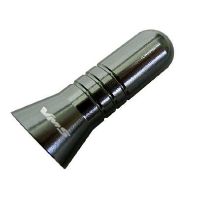 VMS RACING 35mm 1.38 inch Gunmetal CNC Machined Billet Aluminum Antenna Compatible with Jeep Wrangler JK JKU Series Also Called Gun Metal Dark Silver Gray Grey