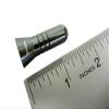 VMS RACING 35mm 1.38 inch Gunmetal CNC Machined Billet Aluminum Antenna Compatible with Jeep Wrangler JK JKU Series Also Called Gun Metal Dark Silver Gray Grey view 2