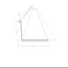 Beam Lighting 21 L-Shape Under Cabinet Light Cover Replacement | White Ribbed Acrylic Diffuser | 20-7/8 Length x 2-7/8 Width x 1 Height (Please Check the Size is Correct Before Ordering) view 2
