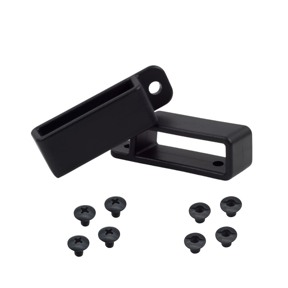 HolsterBuilder OWB Closed Belt Loop Kit - 1.5" with Single Pre Drilled Hole | Secure Holster Attachment, Universal Belt Fit, Hardware Included