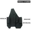 HolsterBuilder OWB Closed Belt Loop Kit - 1.5" with Single Pre Drilled Hole | Secure Holster Attachment, Universal Belt Fit, Hardware Included view 3