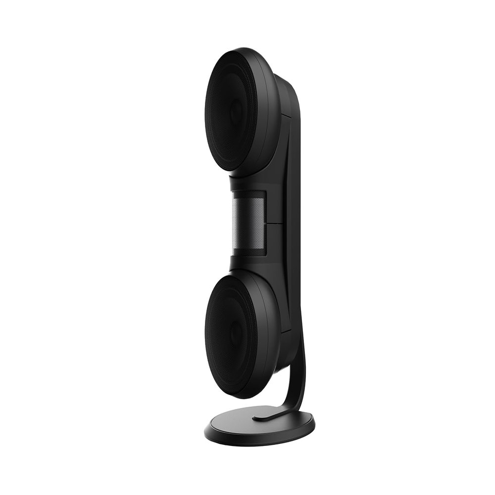 Gallo Acoustics Strada 2 Black Center Loudspeaker (Centre) with Table Stand