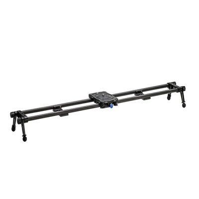 Benro MoveOver8B Carbon-Fiber Slider with Case 35.4 Travel Rail, 18 mm Dual Rails, Adjustable Legs, 3/8 Head Mount (C08D9B)