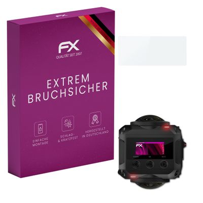 atFoliX Plastic Glass Protective Film compatible with Garmin Virb 360, 9H Hybrid-Glass FX Screen Protector
