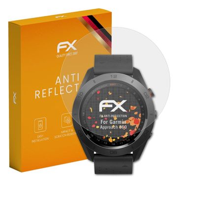 atFoliX Screen Protector compatible with Garmin Approach S60 Screen Protection Film, anti-reflective and shock-absorbing FX Protector Film (3X)
