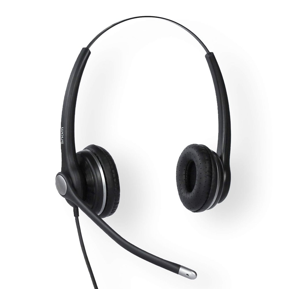 Snom Technology A100D Wired Binural Headset With Qd Rj9