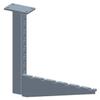 Quest Manufacturing Cable Tray Ceiling Flag Bracket, 12", Zinc (CT0028-12-03) view 1