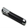 VMS RACING Gunmetal with Black Real Carbon Fiber CNC Machined Billet Aluminum Short 3" inch Antenna Compatible with KIA FORTE also called Gun Metal Dark Silver Gray Grey view 1