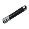 VMS RACING Gunmetal with Black Real Carbon Fiber CNC Machined Billet Aluminum Short 3" inch Antenna Compatible with KIA FORTE also called Gun Metal Dark Silver Gray Grey view 3