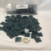 B 36 Washed Denim - 3/4" Blue Glass Tile - 1/2 lb Bag - Hakatai Glass Tile view 2
