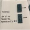 B 36 Washed Denim - 3/4" Blue Glass Tile - 1/2 lb Bag - Hakatai Glass Tile view 3