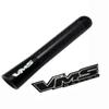 BLACK with BLACK Real CARBON FIBER CNC Machined Billet Aluminum Short 3" inch Antenna for KIA SOUL view 1