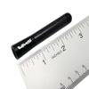 BLACK with BLACK Real CARBON FIBER CNC Machined Billet Aluminum Short 3" inch Antenna for KIA SOUL view 2