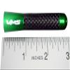 GREEN with BLACK Real CARBON FIBER CNC Machined Billet Aluminum Short 3" inch Antenna for KIA SOUL view 3