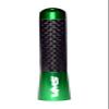 GREEN with BLACK Real CARBON FIBER CNC Machined Billet Aluminum Short 3" inch Antenna for KIA SOUL view 4