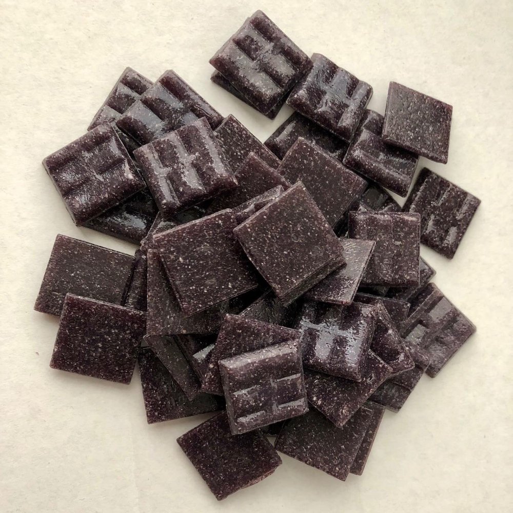 B 73 Deep Purple - 3/4" Glass Tile - 1/2 lb Bag - Hakatai Glass Tile