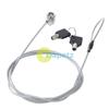 Dapetz Universal Laptop Lock - 1800mm Vinyl-Covered, Strong, Lightweight Steel Cable view 1