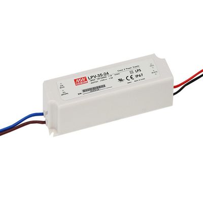 35W 12V 3A LPV-35-12 MEAN WELL Waterproof LED Lighting Drive Switching Power Supply Constant Voltage 110V/220V AC-DC Transformer