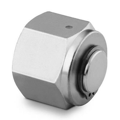 Swagelok, SS-16-VCR-CP, 316 Stainless Steel VCR Face Seal Fitting, 1 in. Cap