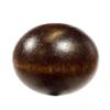 Walnut Dark Lamp Finial Wood Ball 1.45" h view 1