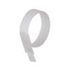 Dapetz 10Pk Hook & Loop Cable Ties - 150mm White Tough Nylon Eyelet for Simple Fitting view 2