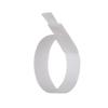 Dapetz 10Pk Hook & Loop Cable Ties - 150mm White Tough Nylon Eyelet for Simple Fitting view 3